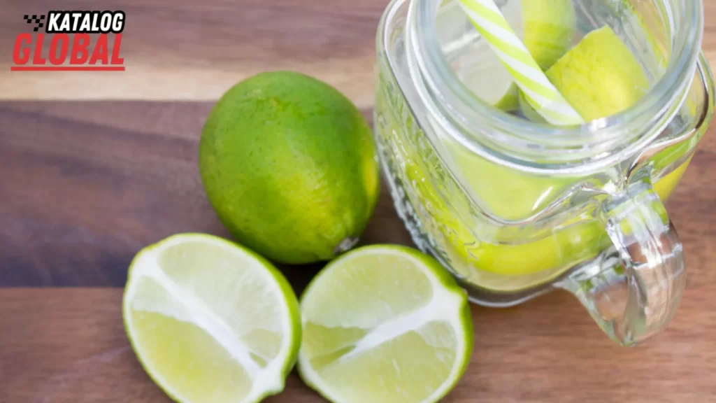 Limes sliced and ready to measure how much juice is in a lime.