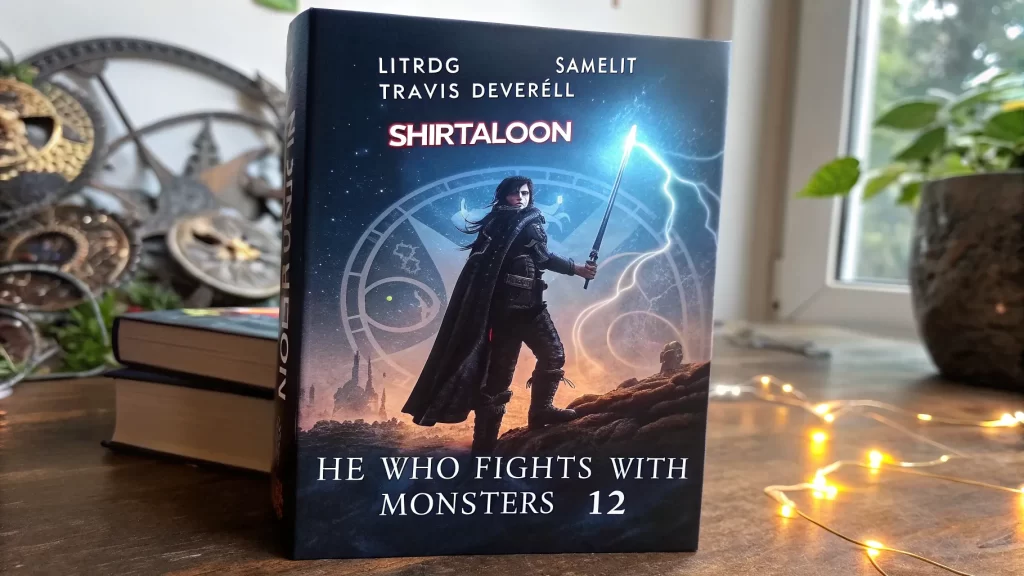 The cover of He Who Fights With Monsters 12 featuring action-packed artwork and release details.